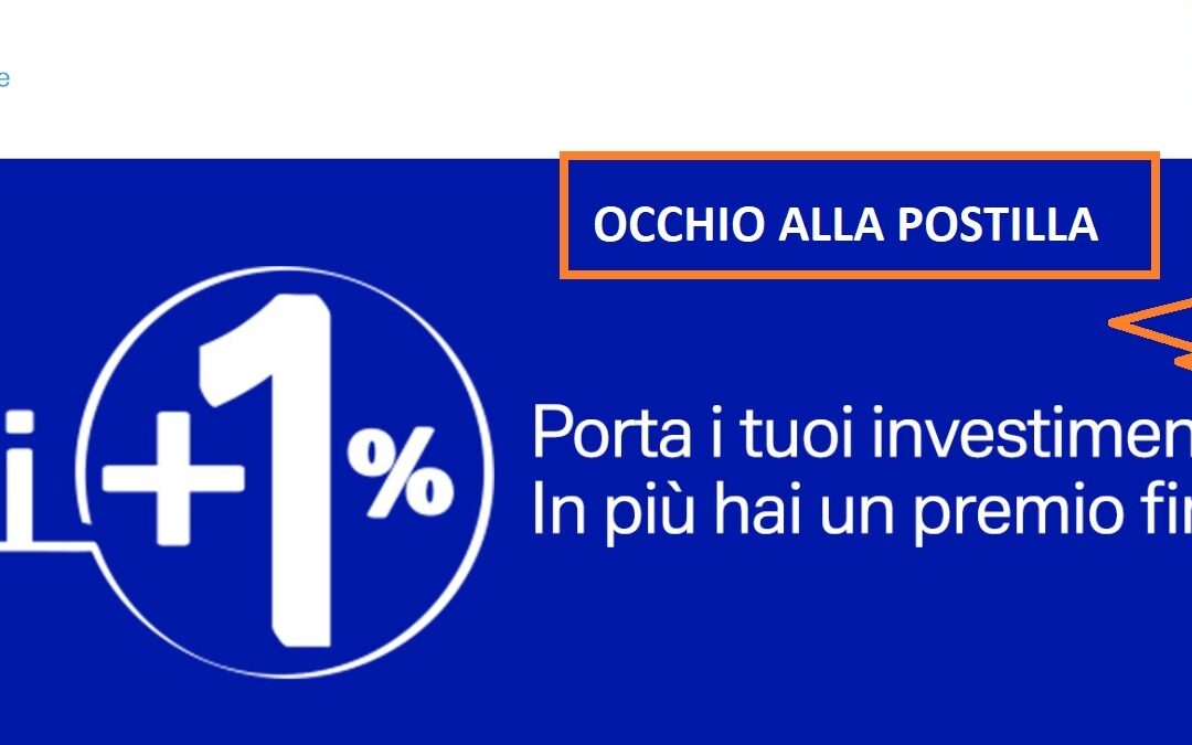 Deutsche Bank campagna porta i tuoi investimenti e fai +1%, caratteristiche e opinioni