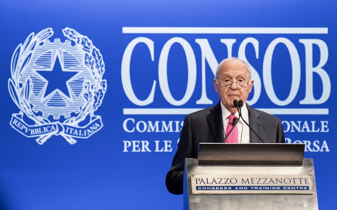 Paolo Savona presidente CONSOB dichiara di essere cliente di un consulente finanziario autonomo