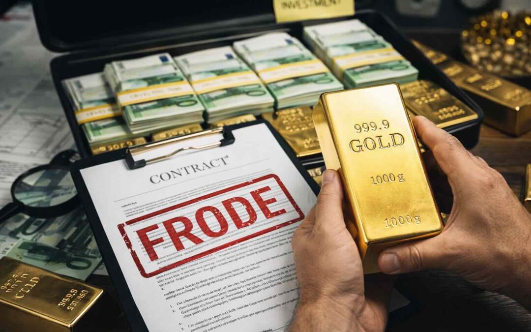 Le tre frodi più diffuse legate all’oro fisico